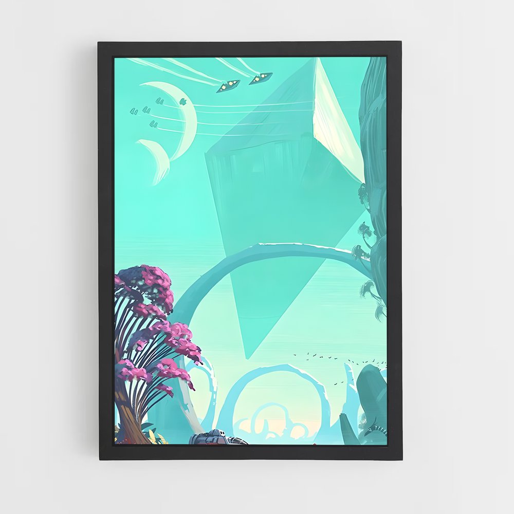 Poster Horizon Éternel – affiche No man sky (vue 2)